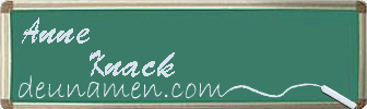 Anne Knack Visitenkarte